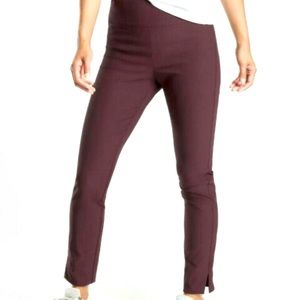 Athleta Size 6 Wander Slim Ankle Pants, NWT Maroon
